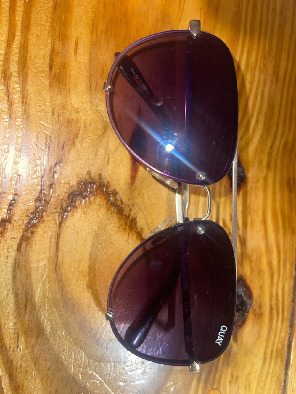 Quay Australia Aviator Sunglasses